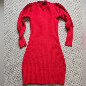 Ann taylor wool blend sweater dress
